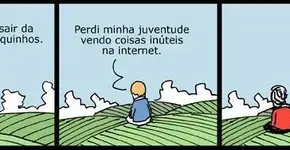 Tirinhas de André Dahmer satirizam a vida online
