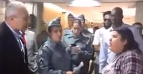 “Você está pensando que sou moleque?”, diz Coronel Telhada à estudante que protesta contra máfia da merenda