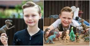 Apaixonado por dinossauros, menino de 9 anos aponta erro de museu