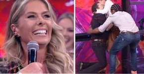 Adriane Galisteu diz que se diverte com memes do tombo do Faustão
