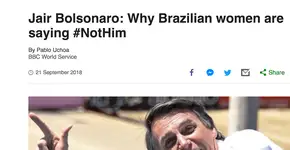 #EleNão contra Bolsonaro ganha o mundo e vira #NotHim