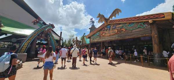 Detalhes da área de Como treinar seu dragão