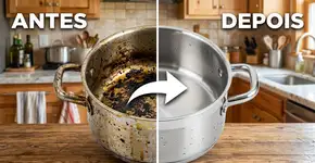 Limpando o fundo da panela: por que ele fica preto e amarelo?
