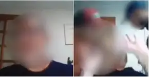 Alunos presenciam assalto a professor durante aula online