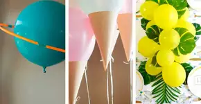 12 ideias criativas para decorar sua festa com balões