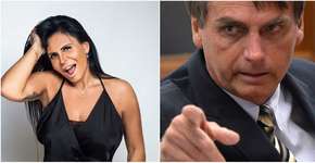 Gretchen cobra presença de Bolsonaro nos debates