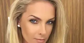 Ana Hickmann capricha em amigo secreto da Record, mas se dá mal