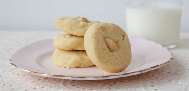 Biscoito de louça crocante para acompanhar seu café