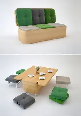 Móveis para espaços pequenos