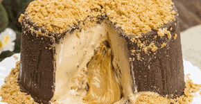 Bombom gigante de sorvete hipnotizante com apenas 4 ingredientes