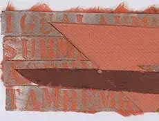 Uma das telas de Nuno Ramos expostas em 