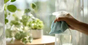 Uma colher desse ingrediente na água transforma janelas sujas em vidros brilhantes