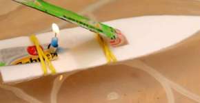 Aprenda a fazer um barquinho a vapor