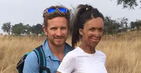 Modelo que sobreviveu a incêndio revela rostinho do 1º filho