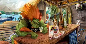 Ilustradores brasileiros homenageiam Street Fighter II