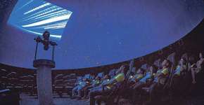 Sarau astronômico no planetário