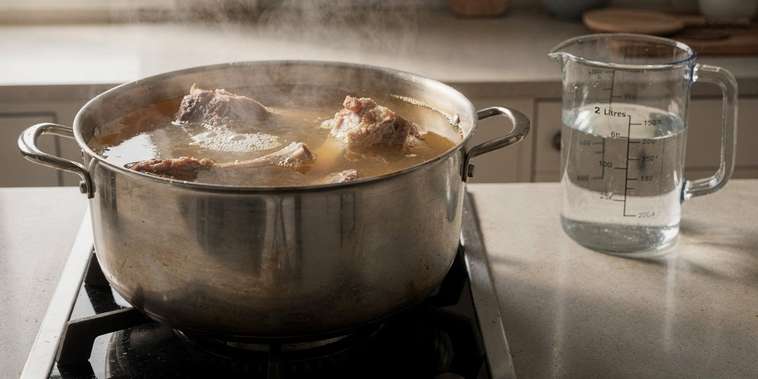 Featured main: Jordi Cruz, chef espanhol: “O caldo de ossos é feito com 2 litros de água, 1 quilo de carne e 12 gramas de sal.”