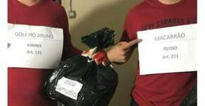 Fantasia de Goleiro Bruno e Macarrão em festa gera revolta na web