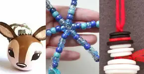 10 enfeites para árvore de Natal que você pode fazer em casa