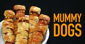 Aprenda a fazer um hot dog divertido pro halloween