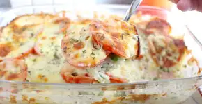 Arroz de forno parisiense para aproveitar as sobras da geladeira