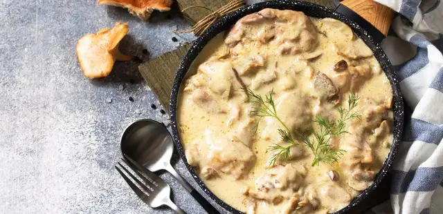 Filé de frango ao molho mostarda muito saboroso