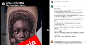 Mãe quer que tatuagem de rosto do filho seja removida de pessoa desconhecida