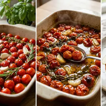 Featured mobile: Tomate confit rápido na air fryer: sabor intenso e pronto em minutos