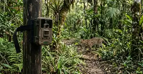 Ele criou um lago para criar peixes e instalou câmeras para monitorá-los, mas acabou atraindo águias, cervos e corujas para um dos santuários de vida selvagem mais inesperados do continente