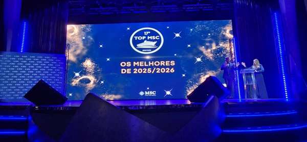 MSC Cruzeiros premiou principais parceiros comerciais da temporada