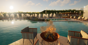 Hotel em São Roque ganha parque aquático sustentável