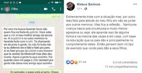 Menino pede ajuda ao pai após ver amigo negro sofrendo bullying