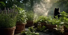 Óleos essenciais para afastar gatos do jardim naturalmente