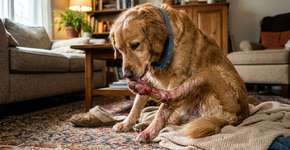 Por que seu cachorro lambe tanto as patas e quando se preocupar.