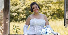 Saga para encontrar vestido faz noiva ‘plus size’ criar ensaio