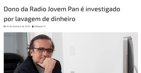 Site ligado a Bolsonaro: jornalistas da Jovem Pan escondem crime