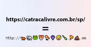 Site transforma links sem graça em versões com emojis