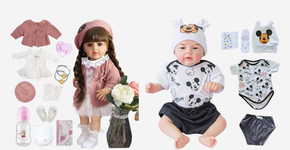 Bebê reborn: encontre diversos modelos com descontos de até 70%