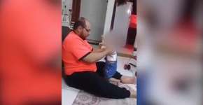 Pai é preso por agredir criança que não conseguia ficar em pé sozinha