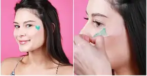 Truque basicão ensina como tirar glitter do rosto sem bagunça