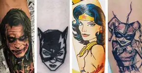 50 tatuagens dos personagens mais queridos da DC Comics