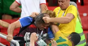 Brasileiros saem no tapa com sérvios após vitória da seleção