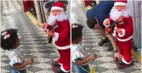 Loja é acusada de racismo após funcionário desligar ‘Papai Noel’