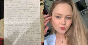 Jovem recebe carta de vizinho reclamando da roupa que ela usa no condomínio