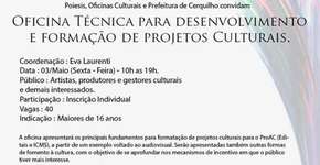 Prefeitura realiza oficina gratuita de formatação de projetos culturais