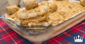 Na travessa: paleta mexicana de paçoca com doce de leite