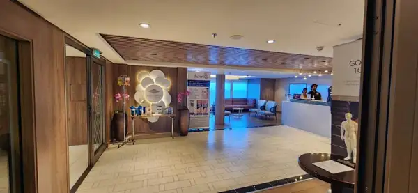 Recepção do Mandara Spa