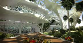 Palácio da Natureza: conheça o projeto luxuoso e autossustentável no deserto do Qatar