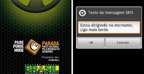 “Mãos no volante” ajuda motorista a não usar celular enquanto dirige
