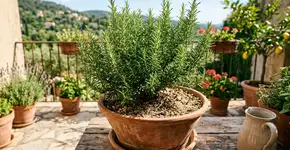 Na Grécia o alecrim não deve ser plantado em terra que segura muita umidade